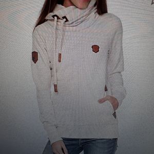 Naketano Darth X Oatmeal  Hoodie . Size Medium